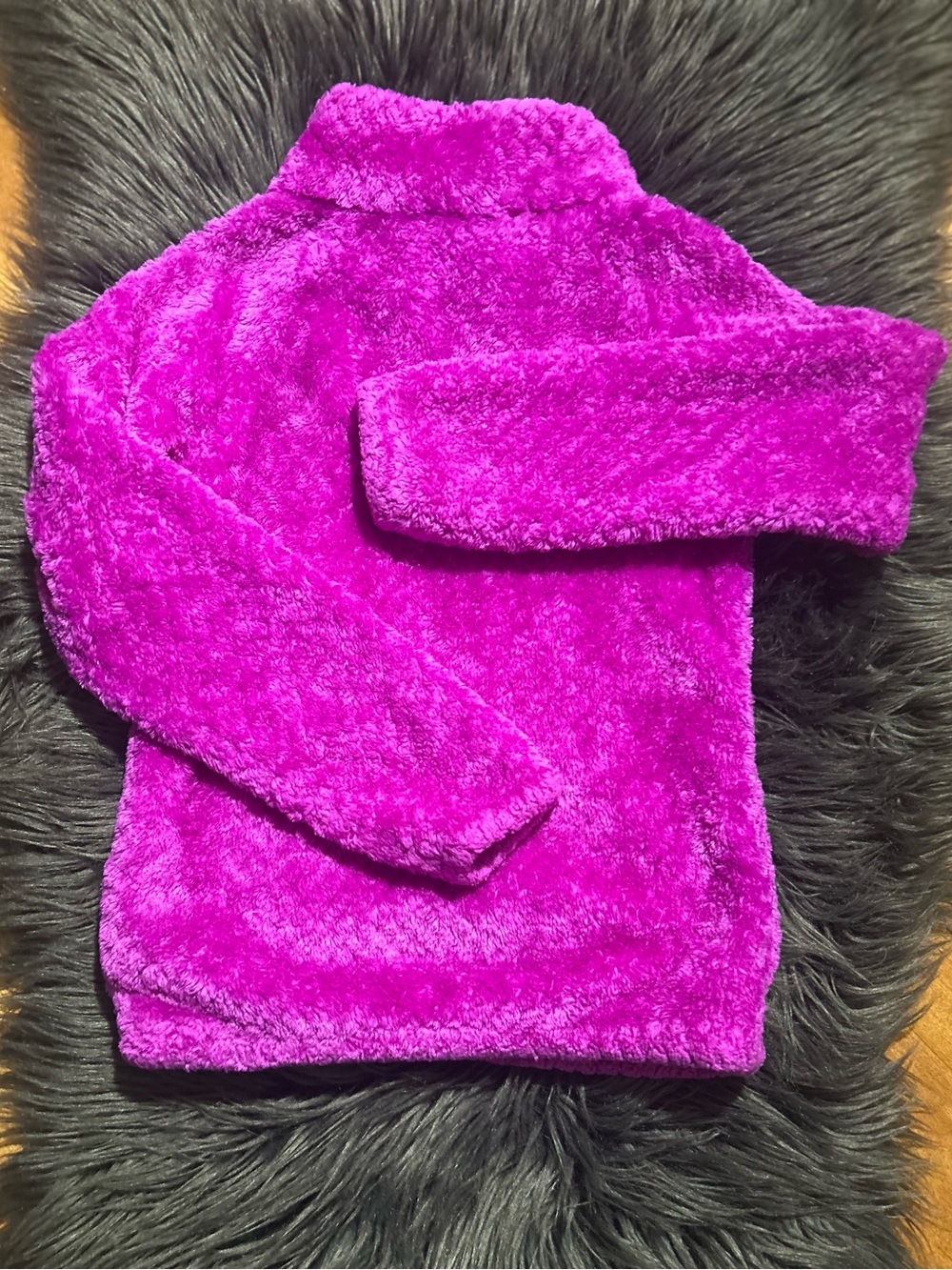 Columbia Fleece Zip Up Jacket Fuchsia Purple Size S (8) - Picture 2 of 5